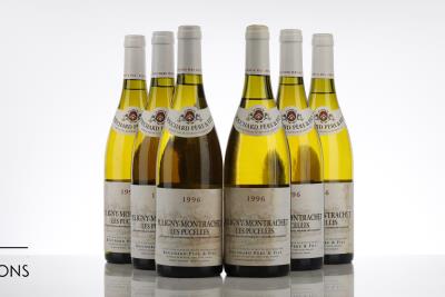 PULIGNY MONTRACHET LES PUCELLES 1996 - Bouchard - 6 Bottles
