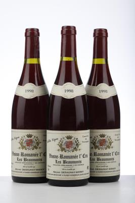 VOSNE ROMANEE LES BEAUMONTS VIEILLES VIGNES 1998 - Bruno Desaunay Bissey - 3 Bottles