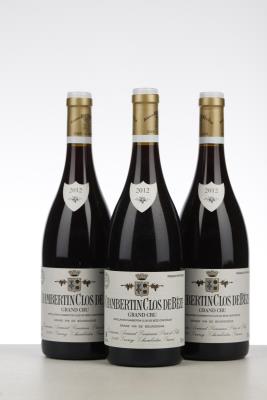 CHAMBERTIN CLOS DE BEZE 2012 - Armand Rousseau - 3 Bottles