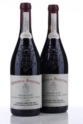 CHATEAUNEUF DU PAPE BEAUCASTEL 1998 - Beaucastel - 2 Bottles