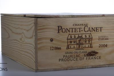 PONTET CANET 2004 - 12 Bottles in Owc 12