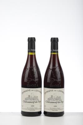 CHATEAUNEUF DU PAPE DOMAINE DE LA JANASSE 1999 - Aime Sabon - 2 Bottles