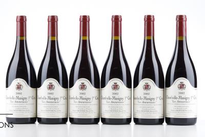 CHAMBOLLE MUSIGNY LES AMOUREUSES 2002 - Robert Groffier - 6 Bottles
