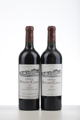 PONTET CANET 1*2004 + 1*2006   - Mc - 2 Bottles