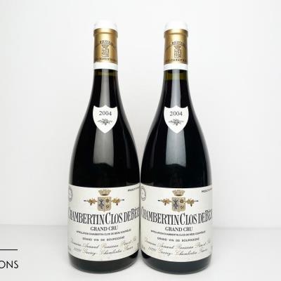 CHAMBERTIN CLOS DE BEZE 2004 - Armand Rousseau - 2 Bottles