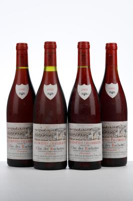 RUCHOTTES CHAMBERTIN CLOS DES RUCHOTTES 1988 - Armand Rousseau - 4 Bottles