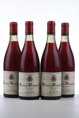 CLOS DE VOUGEOT 1976 - Jean Grivot - 4 Bottles