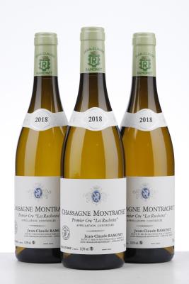 CHASSAGNE MONTRACHET BLANC LES RUCHOTTES 2018 - Ramonet - 3 Bottles