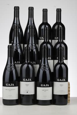 GAJA ASSORMENT BOX 12 BOTTLES 2005 - Gaja - 1 Owc 12