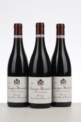 CHASSAGNE MONTRACHET LA CARDEUSE 2009 - Bernard Moreau - 3 Bottles