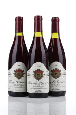 MOREY ST DENIS 1ER CRU VIEILLES VIGNES 1992 - Hubert Lignier - 3 Bottles