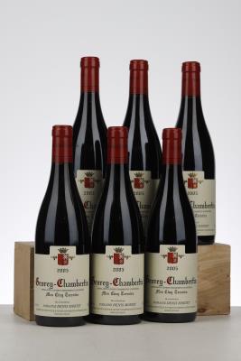 GEVREY CHAMBERTIN MES CINQ TERROIRS 2005 - Denis Mortet - 6 Bottles