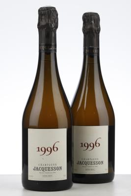 JACQUESSON MILLESIME EXTRA BRUT 1996 - Degorgee 2007 - Jacquesson - 2 Bottles