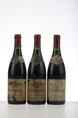 HERMITAGE ROUGE 1990 - Jean Louis Chave - 3 Bottles
