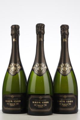 KRUG VINTAGE BRUT 1988 - Krug - 3 Bottles
