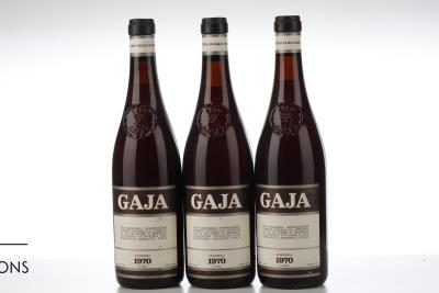 BARBARESCO 1970 - Gaja - 3 Bottles