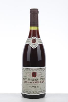 NUITS ST GEORGES CLOS DE LA MARECHALE 1989 - Faiveley  - 1 Bottle