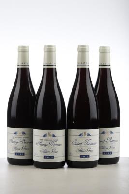 AUXEY DURESSES 2*2015 + SAINT ROMAIN 2*2019    - Alain Gras - 4 Bottles