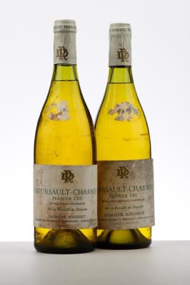 MEURSAULT CHARMES 1985 - Rougeot - 2 Bottles
