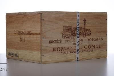 RICHEBOURG Domaine de la Romanee Conti 2010 - 6 Bottles in Owc 6