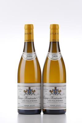 PULIGNY MONTRACHET LES FOLATIERES 2009 - Domaine Leflaive - 2 Bottles