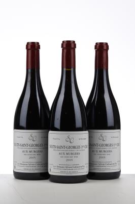NUITS ST GEORGES AUX MURGERS 2005 - Sylvain Cathiard - 3 Bottles