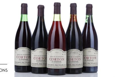 CORTON LES MARECHAUDES 1985 - Michel Mallard - 5 Bottles