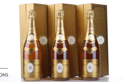 CRISTAL ROEDERER 1988 - Louis Roederer - 3 Bottles - Oc 1