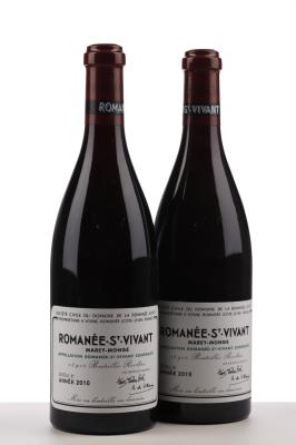 ROMANEE ST VIVANT 2010 - Domaine de la Romanee Conti - 2 Bottles