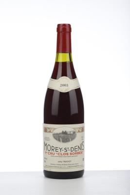 MOREY ST DENIS CLOS SORBES 2003 - Jacky Truchot - 1 Bottle