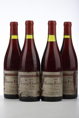 GEVREY CHAMBERTIN LA BOSSIERE 1985 - Geoffroy - 4 Bottles