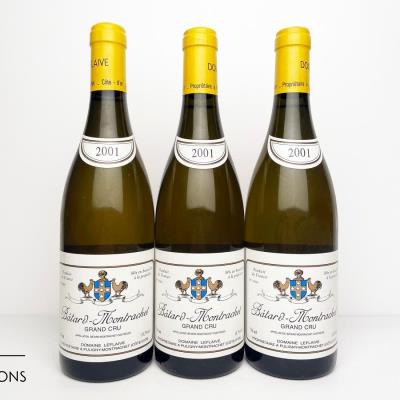 BATARD MONTRACHET 2001 - Domaine Leflaive - 3 Bottles
