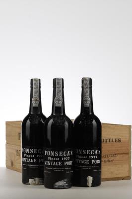 FONSECA VINTAGE PORT 1977 - Fonseca - 3 Bottles - Owc 6