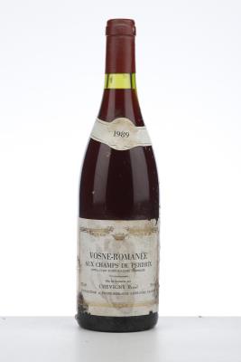 VOSNE ROMANEE AUX CHAMPS DE PERDRIX 1989 - Pascal Chevigny - 1 Bottle