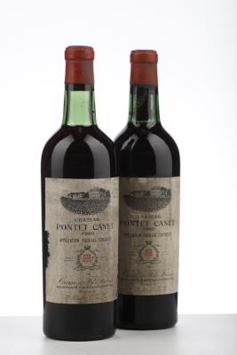 PONTET CANET 1960 - Cruse - 2 Bottles