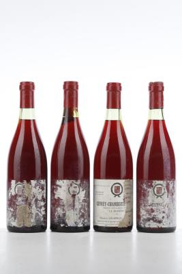 GEVREY CHAMBERTIN LA BOSSIERE 1976 - Geoffroy - 4 Bottles
