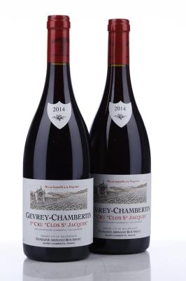 GEVREY CHAMBERTIN CLOS ST JACQUES 2014 - Armand Rousseau - 2 Bottles