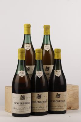 CORTON CHARLEMAGNE 1958 - Chanson MB - 5 Bottles