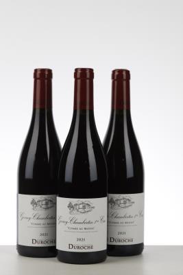 GEVREY CHAMBERTIN COMBE AU MOINE 2021 - Duroche - 3 Bottles