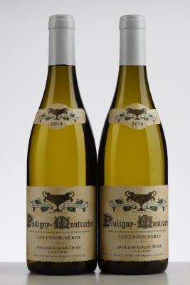 PULIGNY MONTRACHET LES ENSEIGNERES Coche Dury 2014 - 2 Bottles
