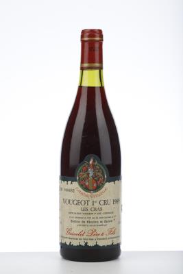 VOUGEOT LES CRAS 1989 - Grivelet - Tastevin - 1 Bottle