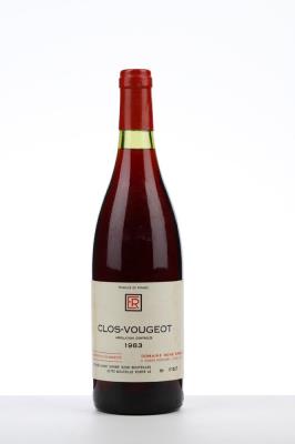 CLOS VOUGEOT 1983 - Rene Engel - 1 Bottle