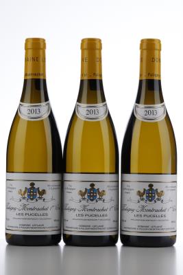 PULIGNY MONTRACHET LES PUCELLES Domaine Leflaive 2013 - 3 Bottles