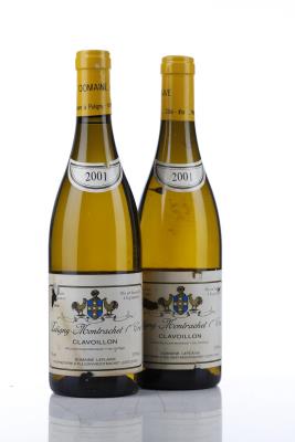 PULIGNY MONTRACHET CLAVOILLON 2001 - Leflaive - 2 Bottles