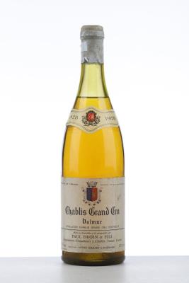 CHABLIS VALMUR 1978 - Paul Droin - 1 Bottle