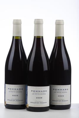 POMMARD LES PETITS NOIZONS 1*2008 + 2*2009  - Sebastien Magnien - 3 Bottles