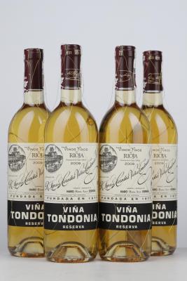 VINA TONDONIA RESERVA BLANCO 2009 - Lopez de Heredia - 4 Bottles