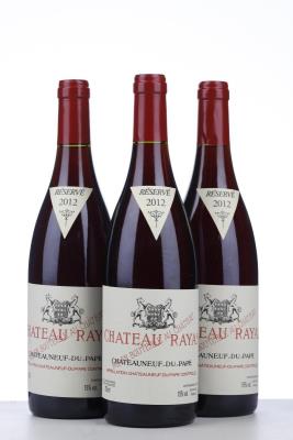 CHATEAUNEUF DU PAPE RAYAS 2012 - Reynaud - 3 Bottles