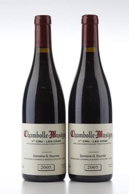 CHAMBOLLE MUSIGNY LES CRAS 2005 - Georges Roumier - 2 Bottles