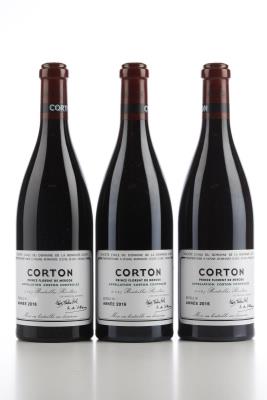 CORTON 2016 - Domaine de la Romanee Conti - 3 Bottles - Owc 6